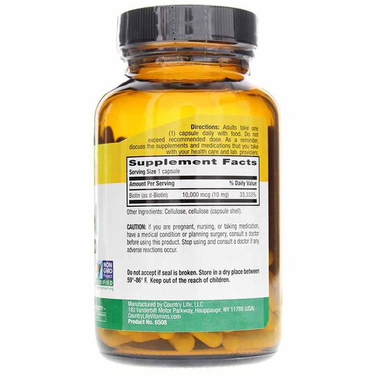 High Potency Biotin 10 Mg, CTL